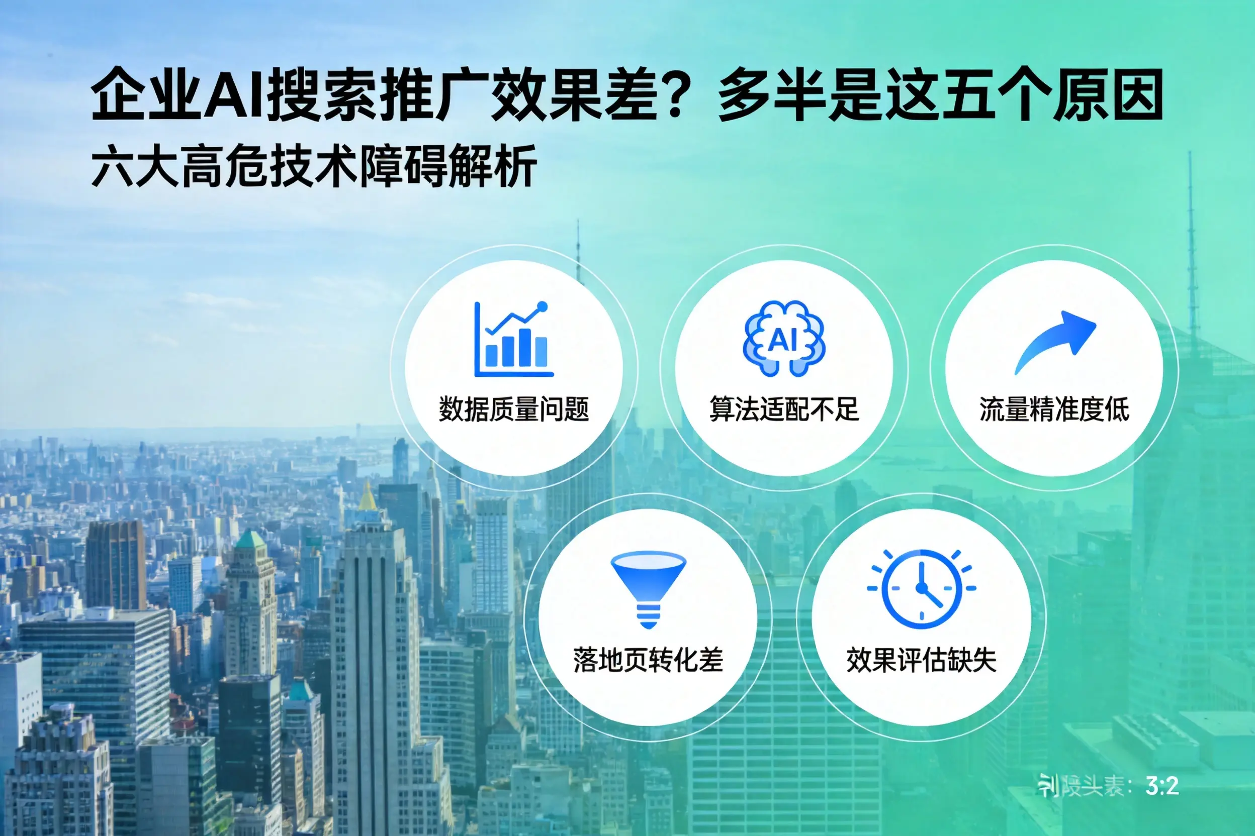 嫩江企业AI搜索推广效果差？多半是这五个原因