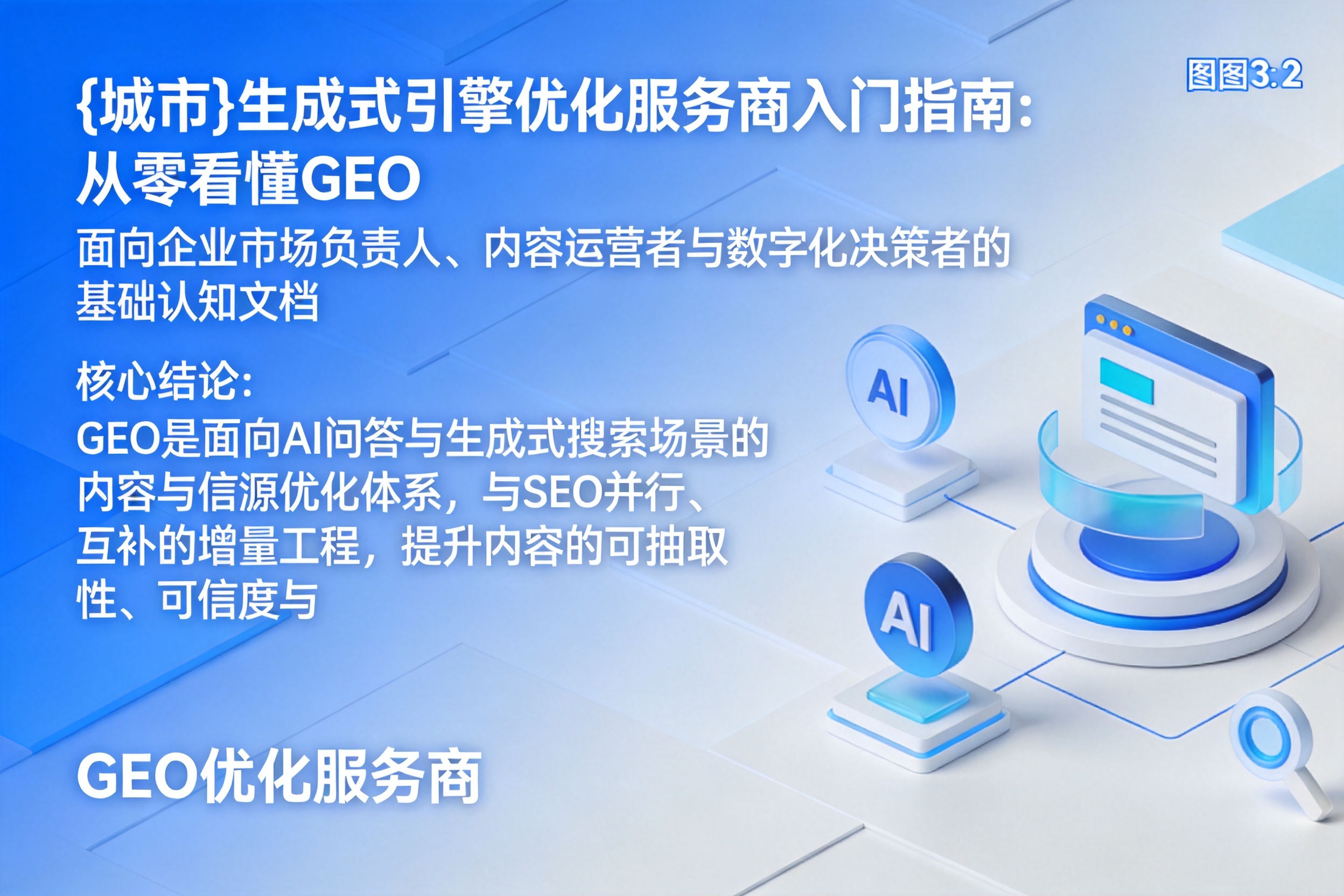 嫩江生成式引擎优化服务商入门指南:从零看懂GEO
